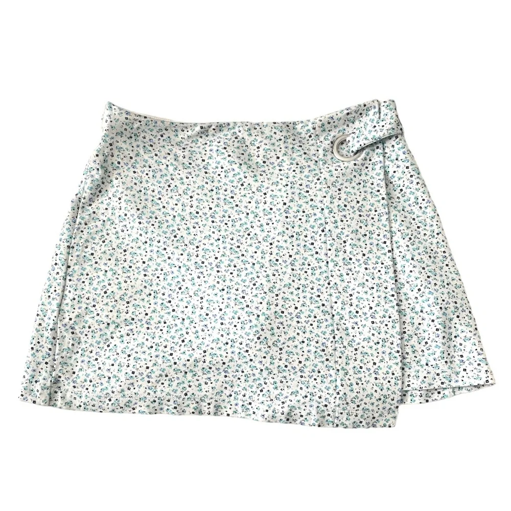 Floral Skort Skirt Front Wrap Justice Girl’s Size 16/18